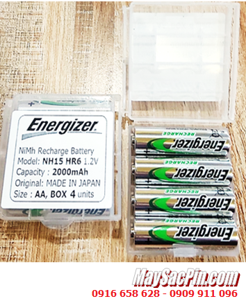 Energizer NH15-PPRP4; Pin sạc AA 1.2v Energizer NH15-PPRP4 AA2000mAh _Made in Japan _Hộp 4viên